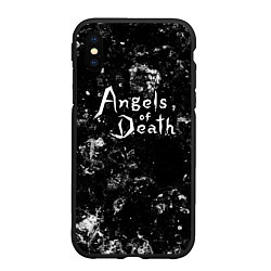 Чехол iPhone XS Max матовый Angels of Death black ice