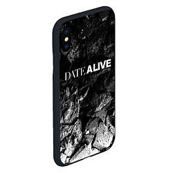 Чехол iPhone XS Max матовый Date A Live black graphite, цвет: 3D-черный — фото 2