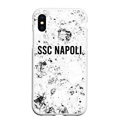 Чехол iPhone XS Max матовый Napoli dirty ice, цвет: 3D-белый