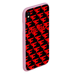 Чехол iPhone XS Max матовый Counter strike faze clan, цвет: 3D-розовый — фото 2