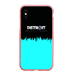 Чехол iPhone XS Max матовый Detroit become human rk800, цвет: 3D-баблгам