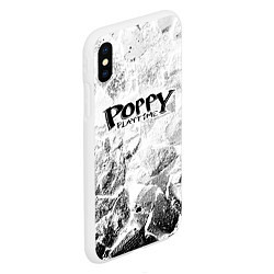 Чехол iPhone XS Max матовый Poppy Playtime white graphite, цвет: 3D-белый — фото 2