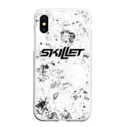 Чехол iPhone XS Max матовый Skillet dirty ice