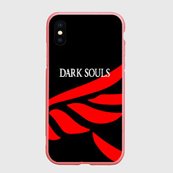 Чехол iPhone XS Max матовый Dark souls game wings, цвет: 3D-баблгам