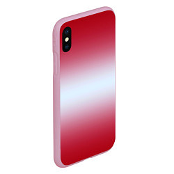 Чехол iPhone XS Max матовый Gradient color, цвет: 3D-розовый — фото 2