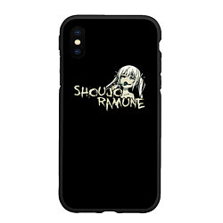 Чехол iPhone XS Max матовый Shoujo ramune: Komako, цвет: 3D-черный