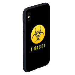 Чехол iPhone XS Max матовый Resident Evil biohazard, цвет: 3D-черный — фото 2