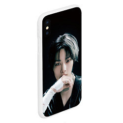 Чехол iPhone XS Max матовый Stray Kids I N Giant concept, цвет: 3D-белый — фото 2