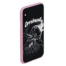 Чехол iPhone XS Max матовый The offspring Supercharged, цвет: 3D-розовый — фото 2