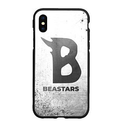 Чехол iPhone XS Max матовый Beastars - white gradient, цвет: 3D-черный