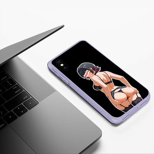 Чехол iPhone XS Max матовый Sexy Ellen Joe - Zenless zone zero / 3D-Светло-сиреневый – фото 3