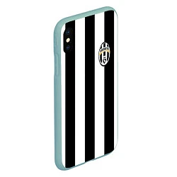 Чехол iPhone XS Max матовый Juventus: Vidal, цвет: 3D-мятный — фото 2