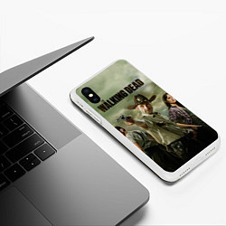 Чехол iPhone XS Max матовый The Walking Sheriff, цвет: 3D-белый — фото 2