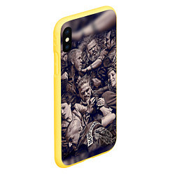 Чехол iPhone XS Max матовый Sons Of Anarchy, цвет: 3D-желтый — фото 2