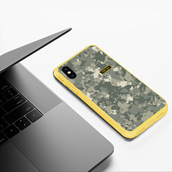Чехол iPhone XS Max матовый B III -, цвет: 3D-желтый — фото 2