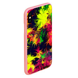 Чехол iPhone XS Max матовый Кислотный взрыв, цвет: 3D-баблгам — фото 2