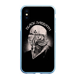 Чехол iPhone XS Max матовый Black Sabbath: Acid Cosmic, цвет: 3D-голубой