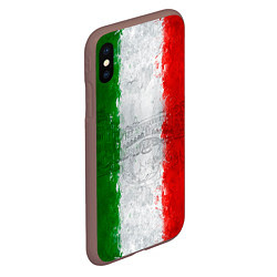 Чехол iPhone XS Max матовый Italian, цвет: 3D-коричневый — фото 2