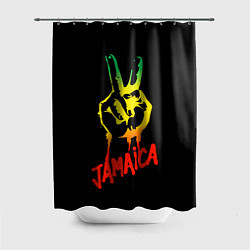 Шторка для душа Ямайка, цвет: 3D-принт