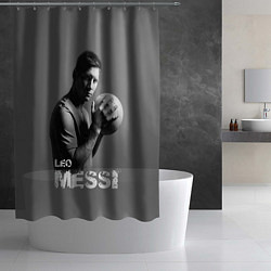 Шторка для душа Leo Messi, цвет: 3D-принт — фото 2