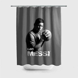 Шторка для душа Leo Messi, цвет: 3D-принт
