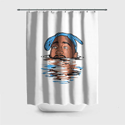 Шторка для душа Shakur Drowns, цвет: 3D-принт