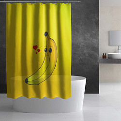Шторка для душа Just Banana (Yellow), цвет: 3D-принт — фото 2