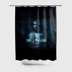 Шторка для душа Tupac Shakur 1971-1996, цвет: 3D-принт