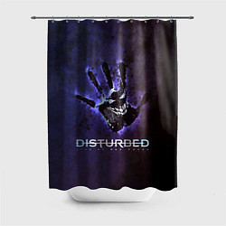 Шторка для душа Disturbed: Live at red rocks, цвет: 3D-принт