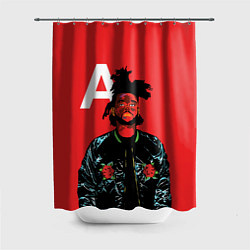 Шторка для душа The Weeknd: Able, цвет: 3D-принт