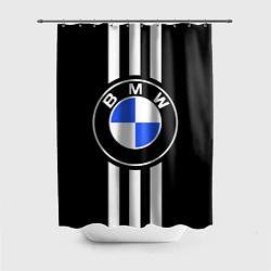 Шторка для душа BMW: White Strips, цвет: 3D-принт