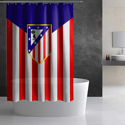 Шторка для душа FC Atletico Madrid, цвет: 3D-принт — фото 2
