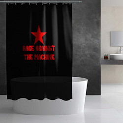 Шторка для душа Rage Against the Machine - red star, цвет: 3D-принт — фото 2