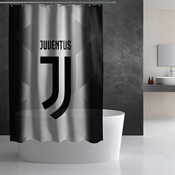 Шторка для душа FC Juventus: Silver Original, цвет: 3D-принт — фото 2