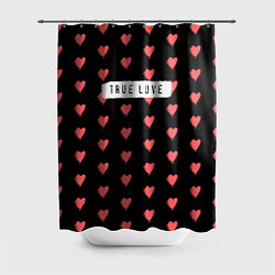 Шторка для душа True Love, цвет: 3D-принт