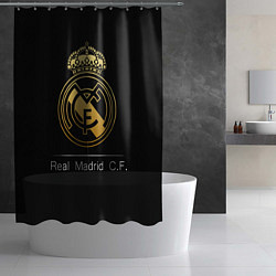 Шторка для душа FC Real Madrid: Gold Edition, цвет: 3D-принт — фото 2