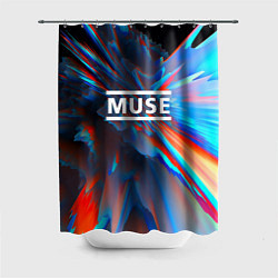 Шторка для душа Muse: Colour Abstract, цвет: 3D-принт