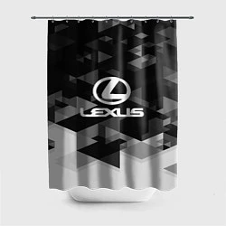Шторка для душа Lexus sport geometry, цвет: 3D-принт