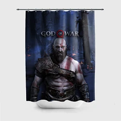 Шторка для душа God of War: Kratos, цвет: 3D-принт