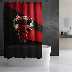 Шторка для душа Chicago Bulls: Old Style, цвет: 3D-принт — фото 2