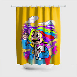 Шторка для ванной 69 Rainbow