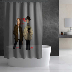 Шторка для душа End of the f*cking world, цвет: 3D-принт — фото 2
