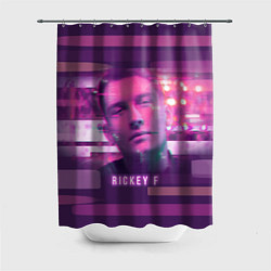 Шторка для душа Rickey F: Digital, цвет: 3D-принт