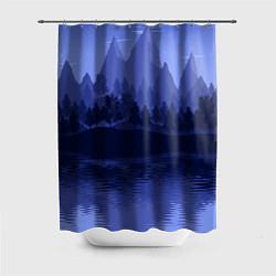 Шторка для душа Firewatch Mountains, цвет: 3D-принт