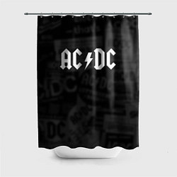 Шторка для душа AC/DC: Black Rock, цвет: 3D-принт