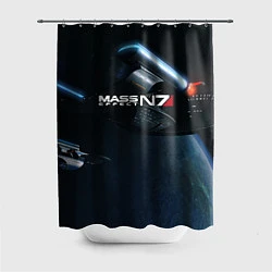 Шторка для душа Mass Effect N7, цвет: 3D-принт