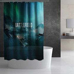 Шторка для душа Battlefield: Sea Force, цвет: 3D-принт — фото 2