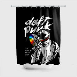 Шторка для душа Daft Punk: Our work is never over, цвет: 3D-принт