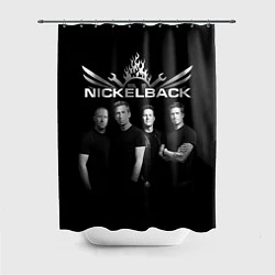 Шторка для душа Nickelback Band, цвет: 3D-принт