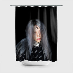 Шторка для душа BILLIE EILISH с Пауком, цвет: 3D-принт